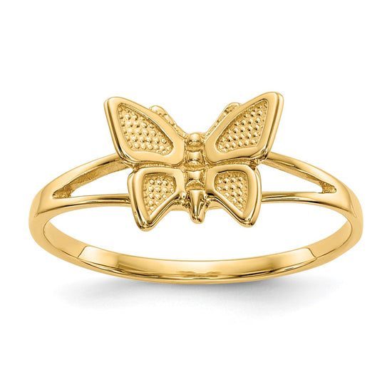 Quality Gold 14k Children's Butterfly Ring Gold