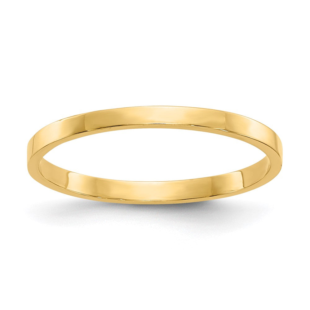 Quality Gold 14K High Polished Band Childs Ring Gold