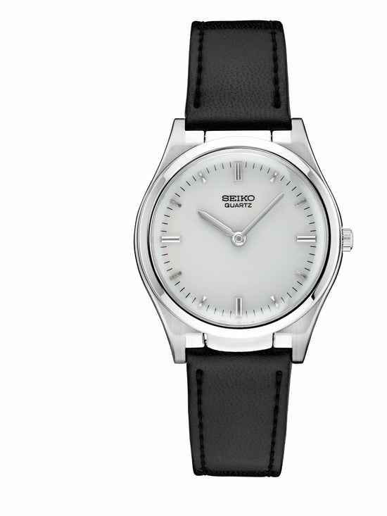 Seiko Essentials Quartz Leather Strap Male Watch