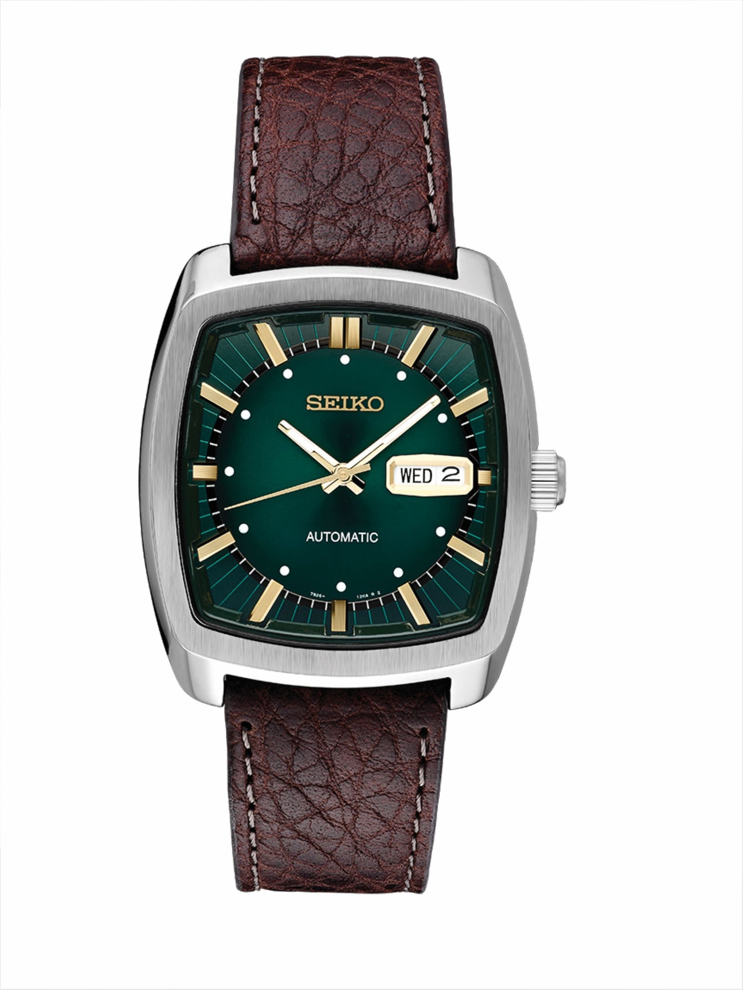 Seiko Recraft Automatic Leather Strap Male Watch