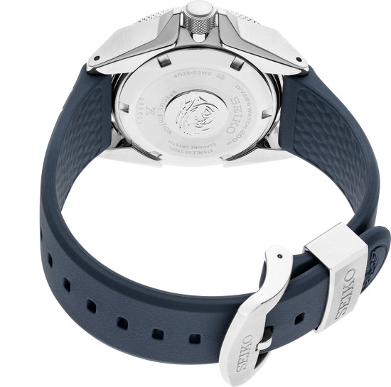 Seiko prospex srpd09 special edition blue silicone automatic divers watch best sale