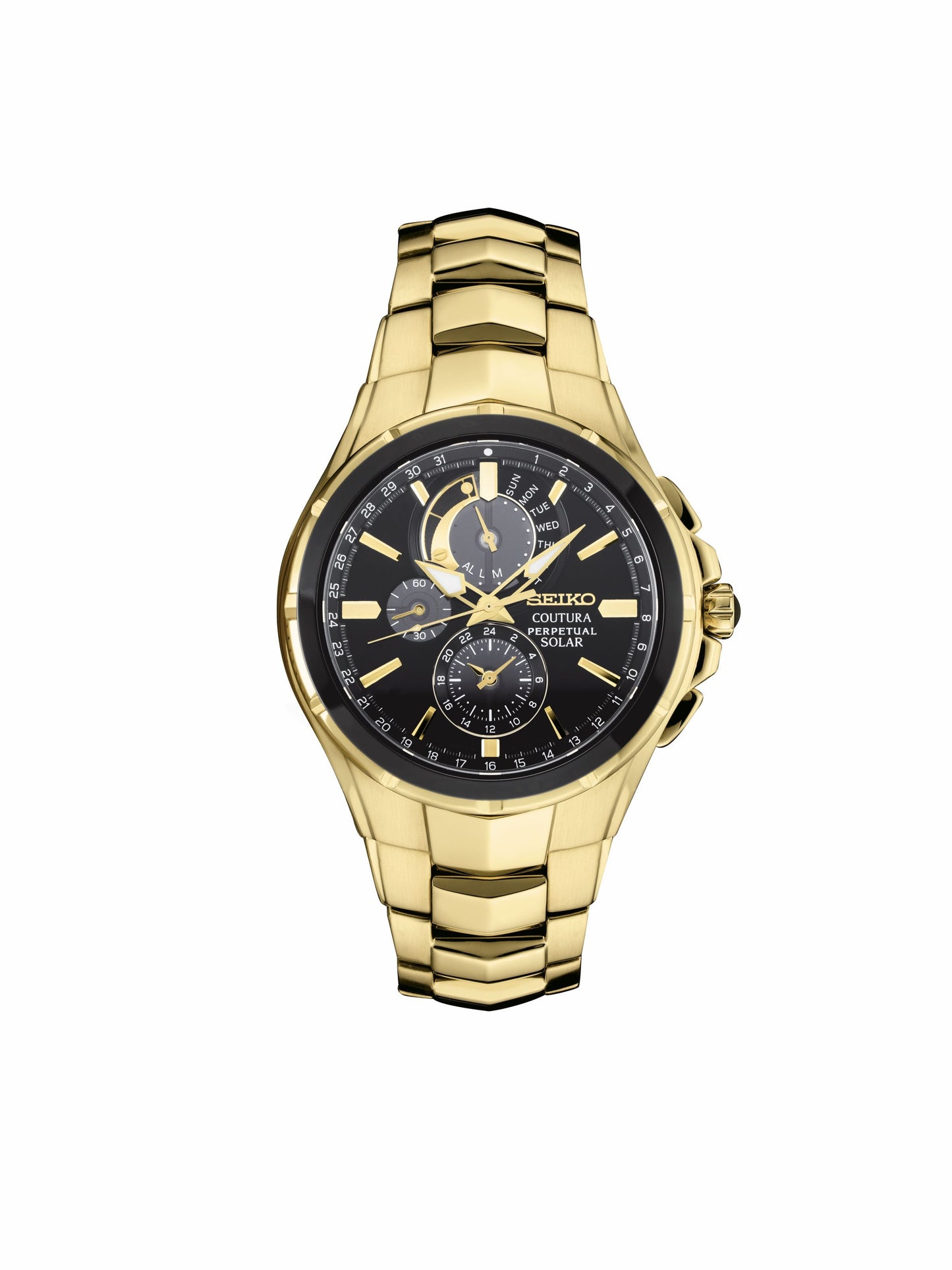 Seiko Coutura Solar Chronograph Stainless Steel Male Watch