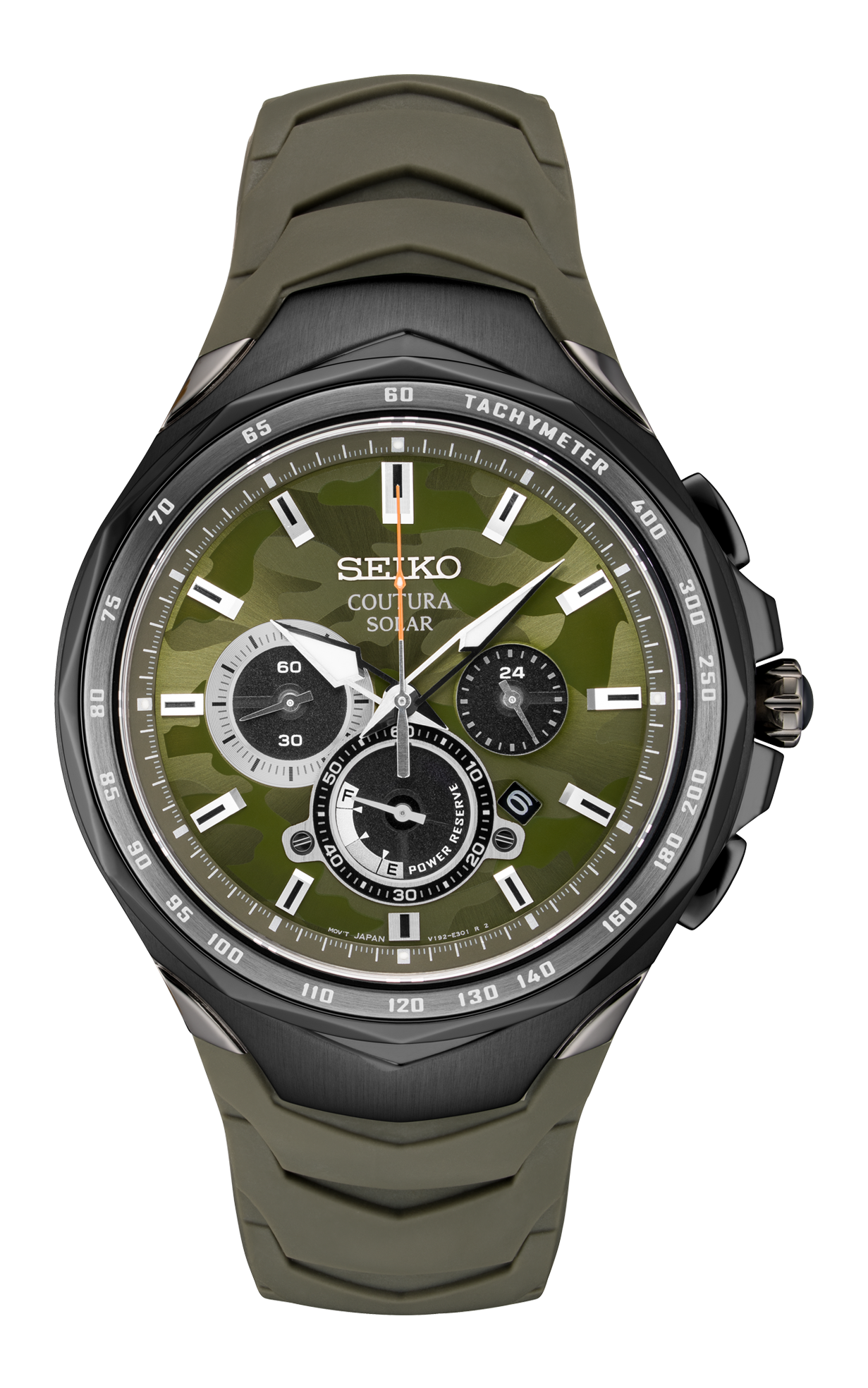 Seiko Coutura Solar Chronograph Silicone Male Watch