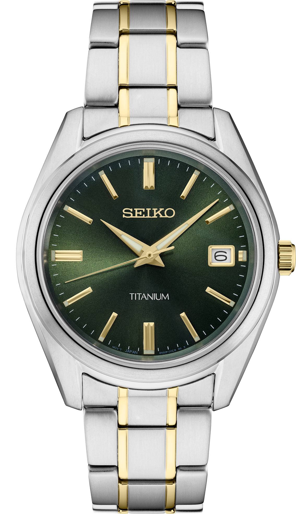 Load image into Gallery viewer, SEIKO Classic Quartz Green Dial Men&amp;#39;s Watch SUR377
