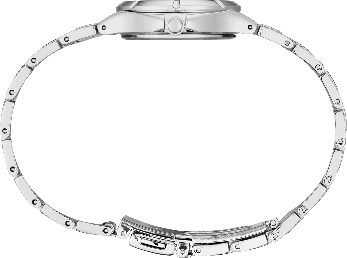 Seiko Essentials Womens Silver Tone Stainless Steel Bracelet Watch SUR413