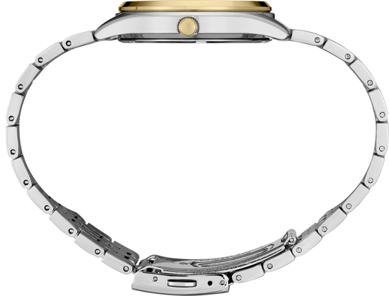 Seiko Essentials Mens Two Tone Stainless Steel Bracelet Watch SUR430