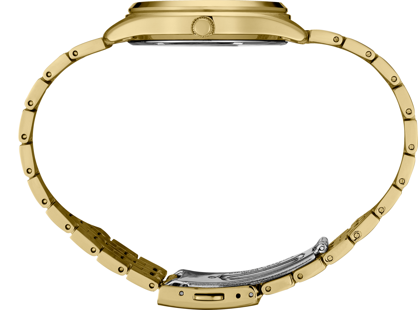 Seiko Essentials Mens Gold Tone Stainless Steel Bracelet Watch SUR434