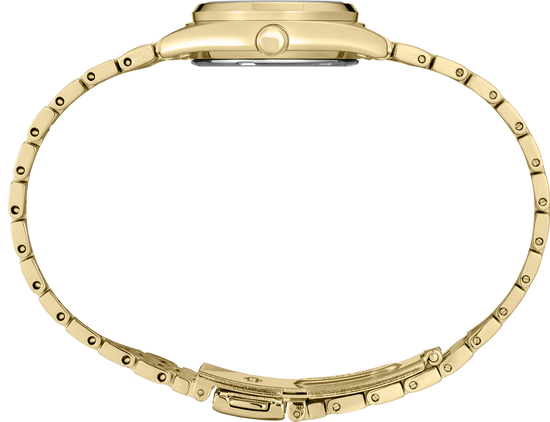 Seiko Essentials Womens Gold Tone Stainless Steel Bracelet Watch SUR440