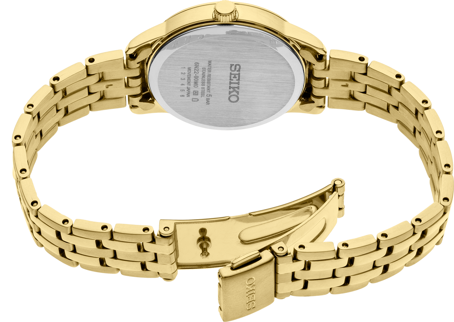 Seiko Women's Essential Champagne Dial Watch SUR444