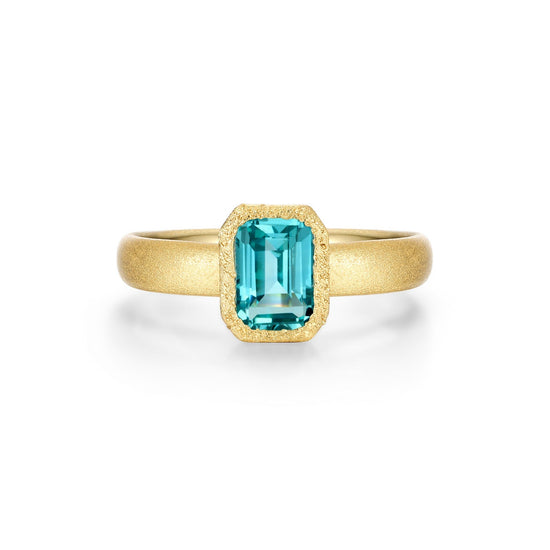 Lafonn Fancy Lab-Grown Sapphire Solitaire Ring