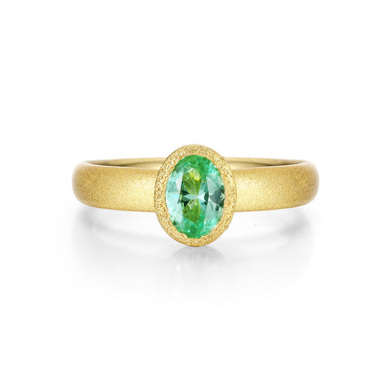 Lafonn Fancy Lab-Grown Sapphire Solitaire Ring