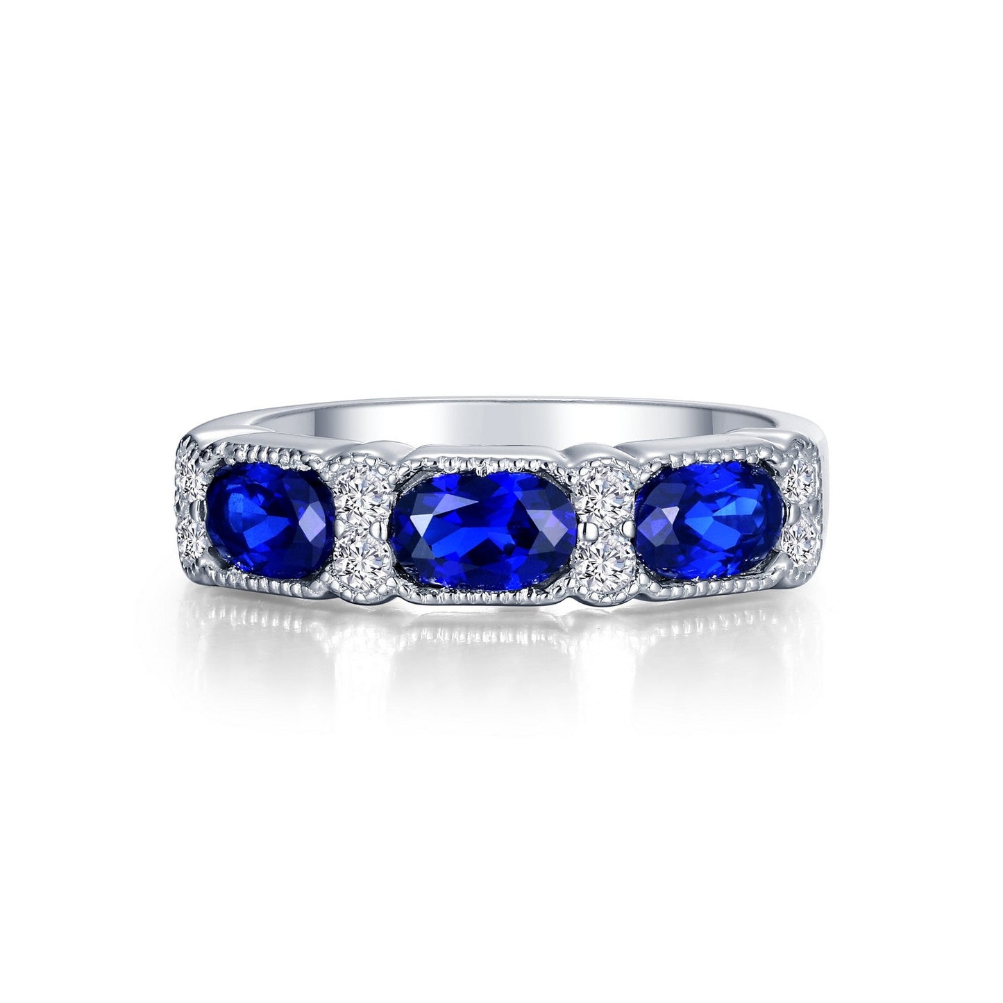 Lafonn Fancy Lab-Grown Sapphire Ring