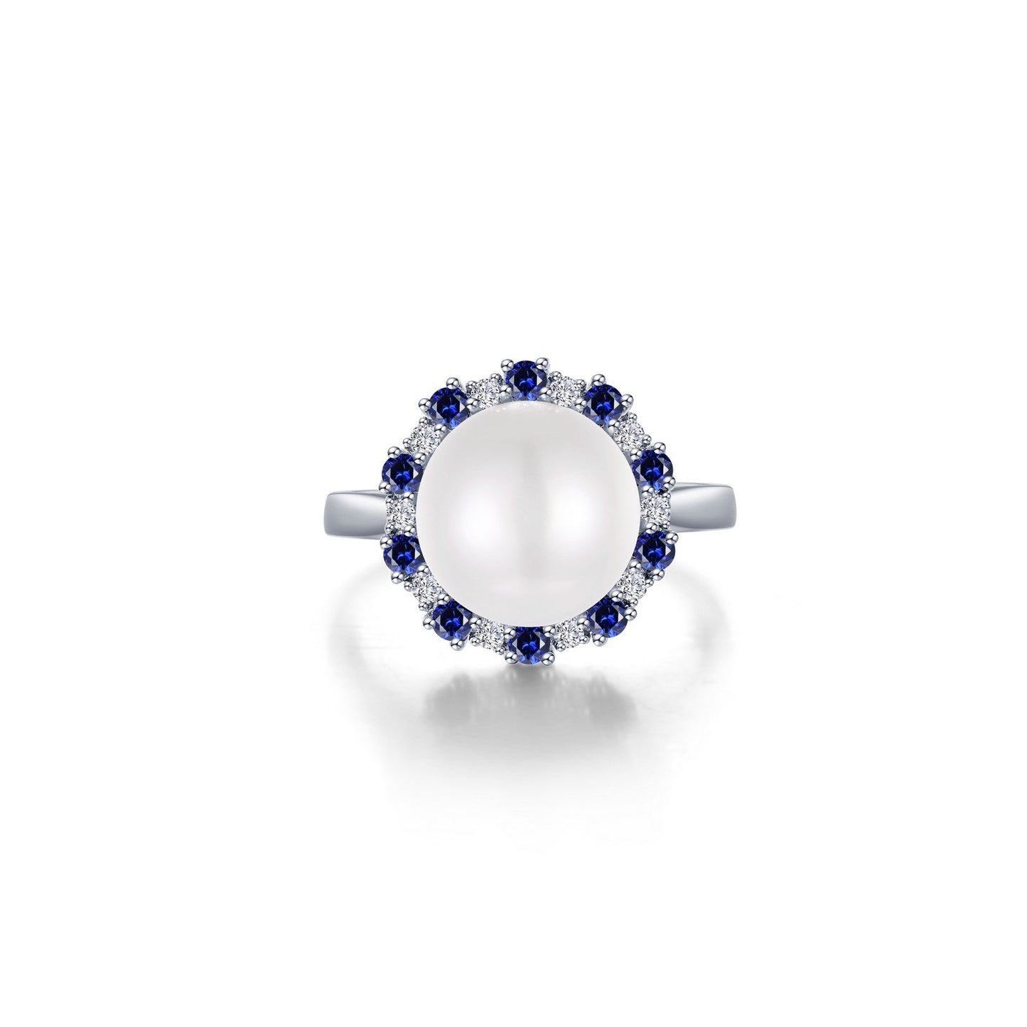 Lafonn Cultured Freshwater Pearl Halo Ring