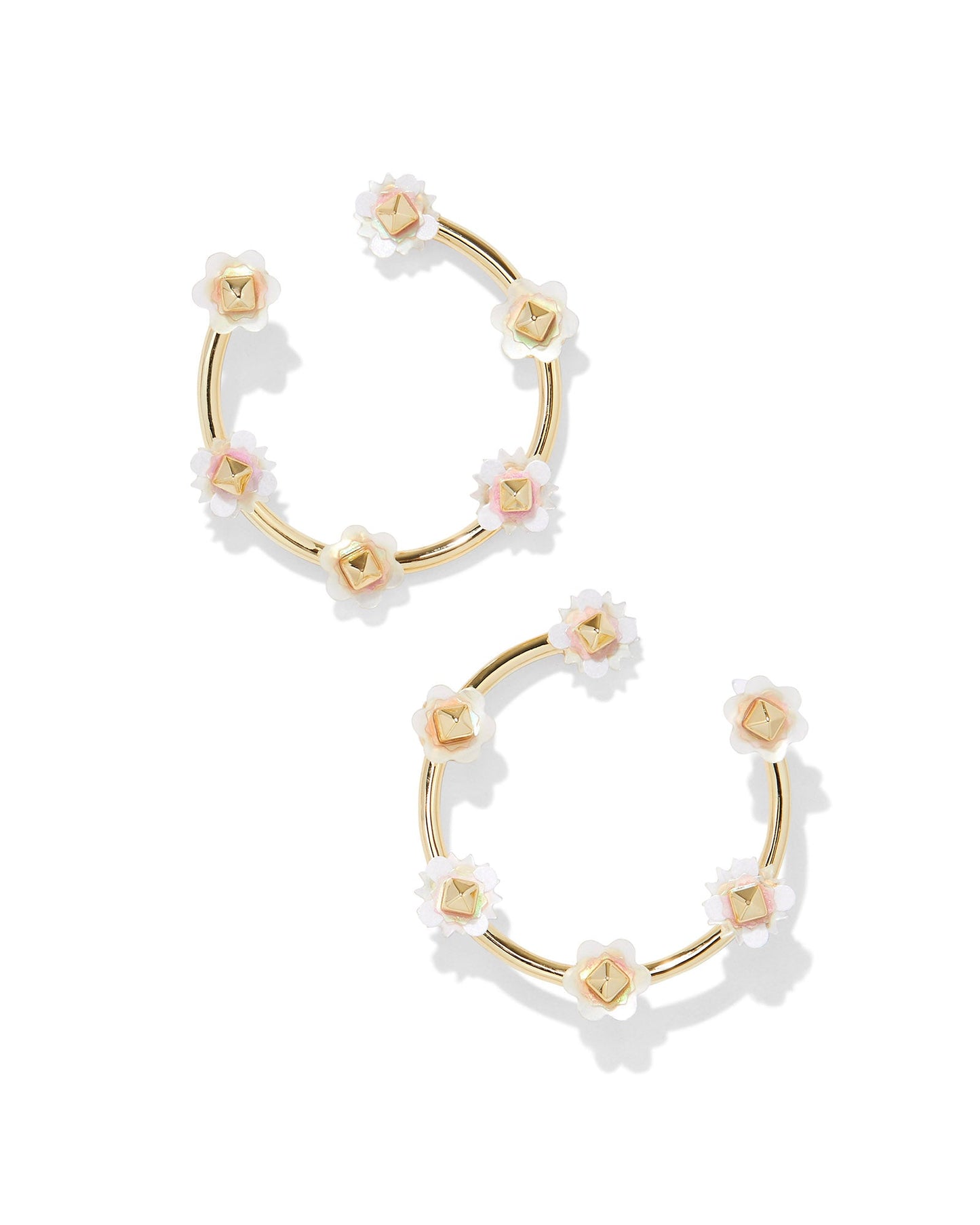 DELIAH OPEN FRAME EARRINGS